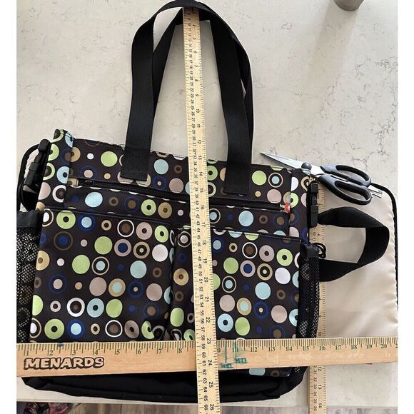 Skip Hop Large Duo Diaper Bag Changing Pad Crossbody & Top Handles 10 Pockets! - Picture 10 of 13